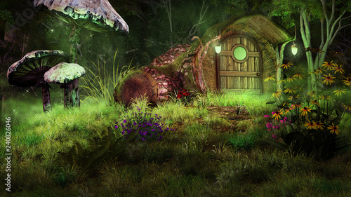 House in an old trunk