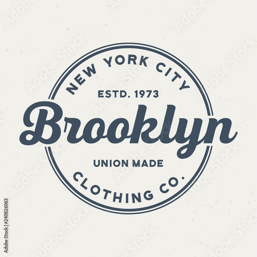 New York City Brooklyn - Tee Design For Printing