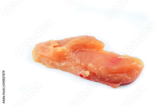 chicken breast / Fresh raw chicken isolated on white background