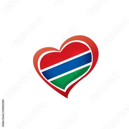 Free Download Gambia flag, vector illustration on a white background - GFXLoad