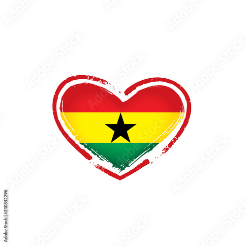 Free Download Ghana flag, vector illustration on a white background - GFXLoad
