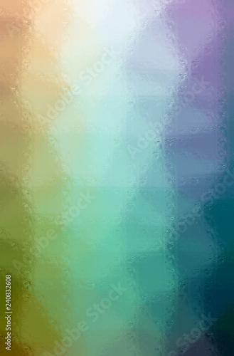 Illustration of abstract Blue  Green  Yellow And Purple Glass Blocks Vertical background.