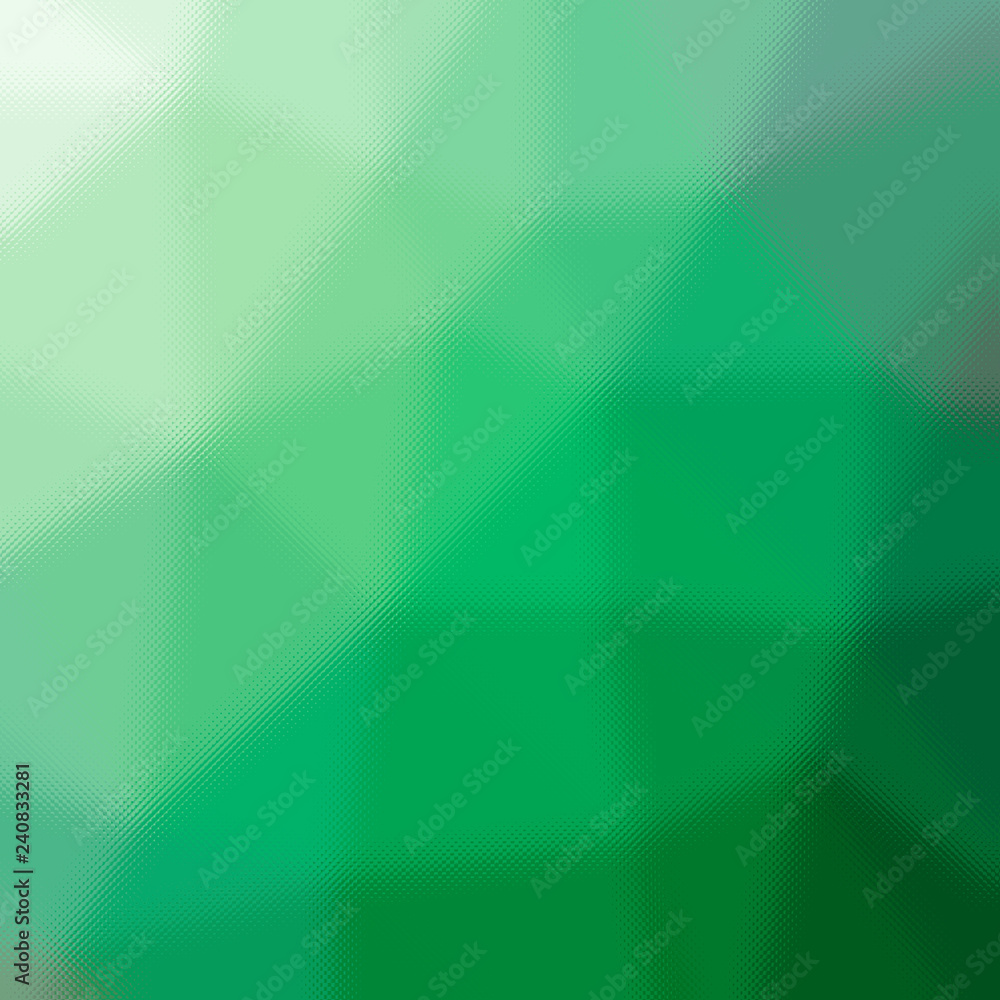 Fototapeta premium Illustration of abstract Green Through The Tiny Glass Square background.