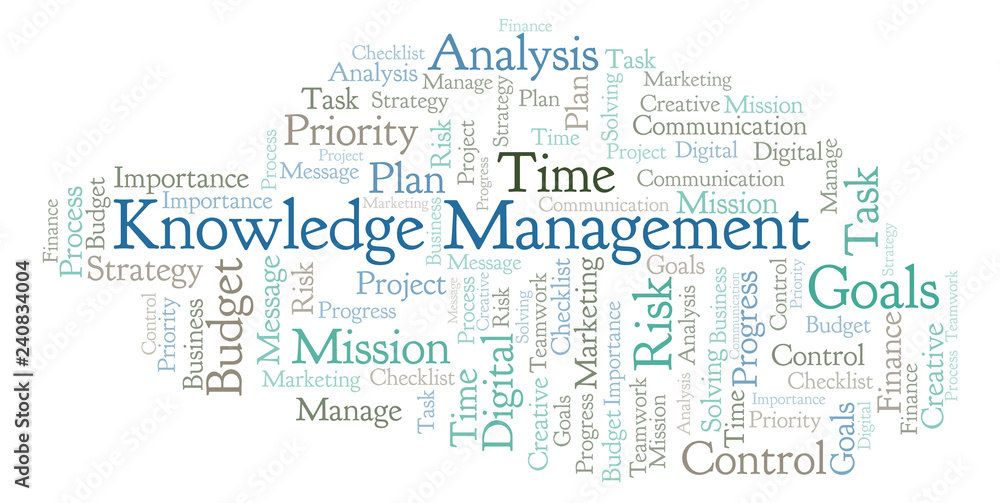 Knowledge Management word cloud, made with text only. Knowledge Management word cloud, made with text only.