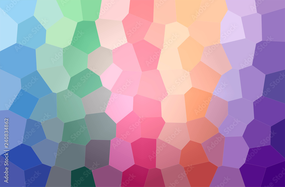 Illustration of abstract Purple, Red, Yellow, Green And Blue Big Hexagon Horizontal background. Illustration of abstract Purple, Red, Yellow, Green And Blue Big Hexagon Horizontal background.