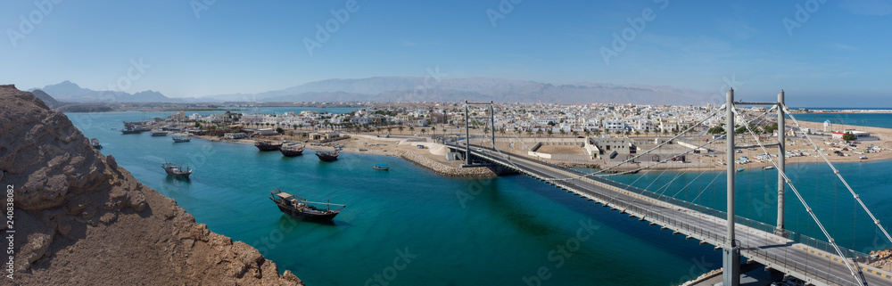 Al Ayjah Bridge in Sur, Oman