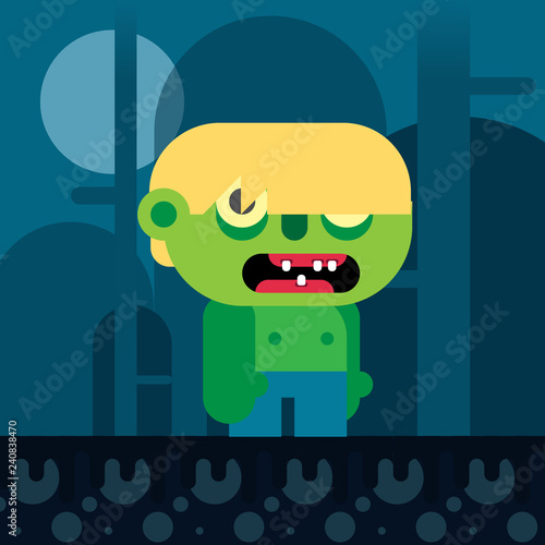 zombie blond adolescent