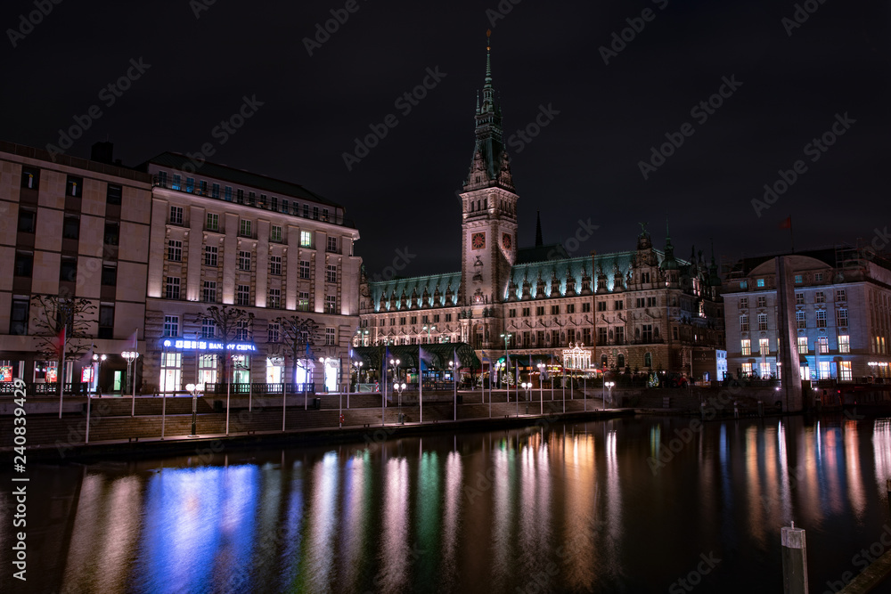 Fototapeta premium Hamburg Rathaus