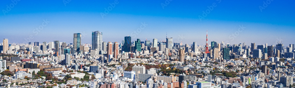 都市・都市風景イメージ　東京　ワイド