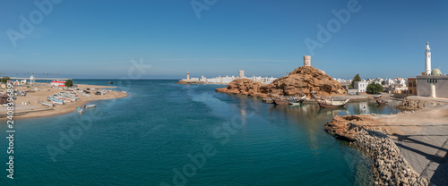 Fototapeta Naklejka Na Ścianę i Meble -  The bay at Al Ayjah, Sur, Oman