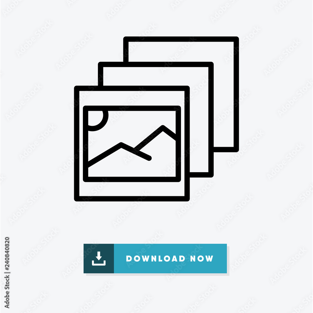 Photo vector icon Photo vector icon