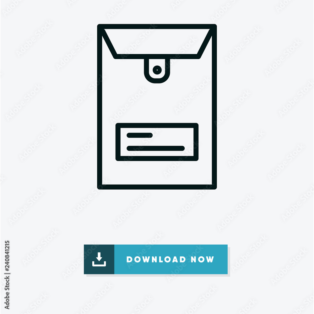 Dossier vector icon Dossier vector icon