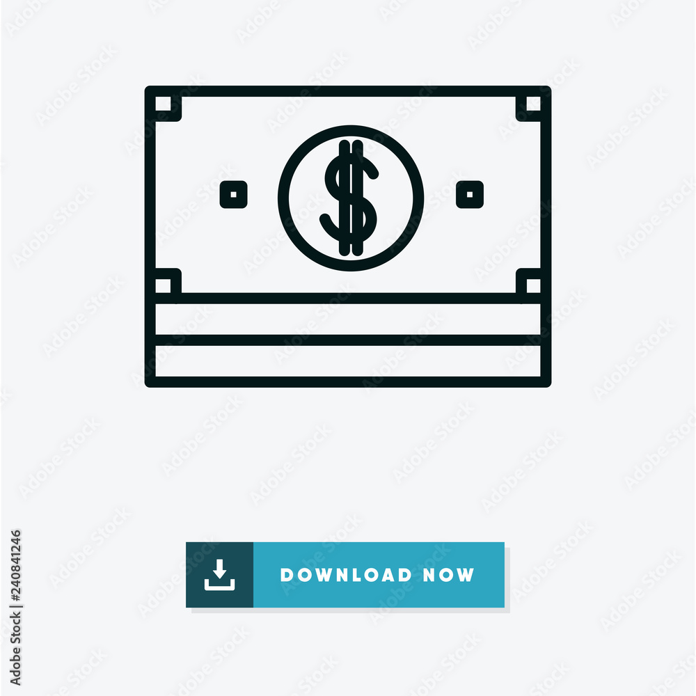Money vector icon Money vector icon