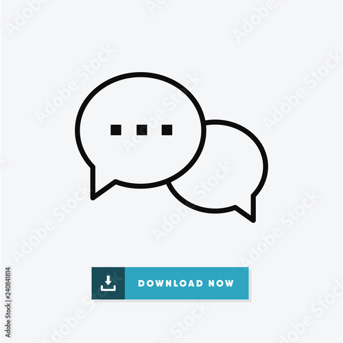 Messenger vector icon