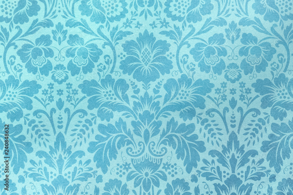 Decorative Floral Turquoise Pattern Decorative Floral Turquoise Pattern