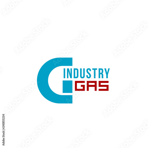 Gas industry vector letter G icon