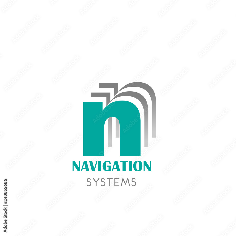 vector badge for navigation systems vector badge for navigation systems