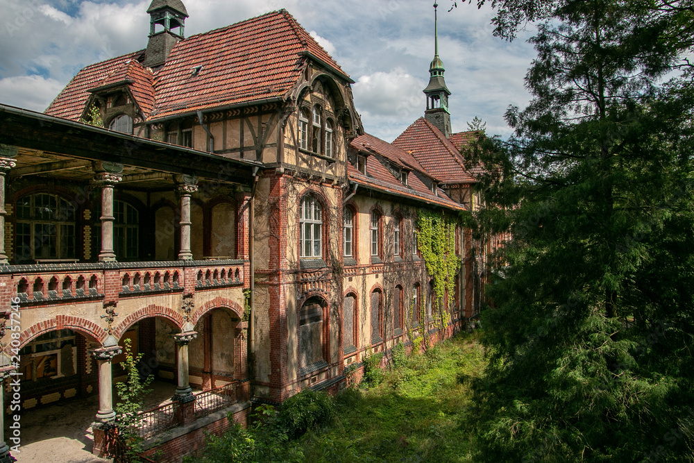 Ruins of Beelitz-Heilstätten Lost place Berlin Brandenburg;