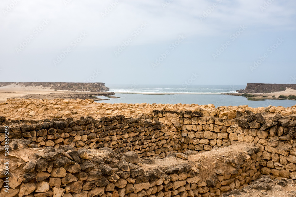 Sumhuram Archaeological Park at Khor Rouri near Taqah, near Salalah, Dhofar Province, Oman