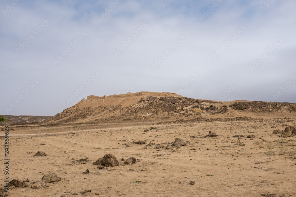 Sumhuram Archaeological Park at Khor Rouri near Taqah, near Salalah, Dhofar Province, Oman Sumhuram Archaeological Park at Khor Rouri near Taqah, near Salalah, Dhofar Province, Oman