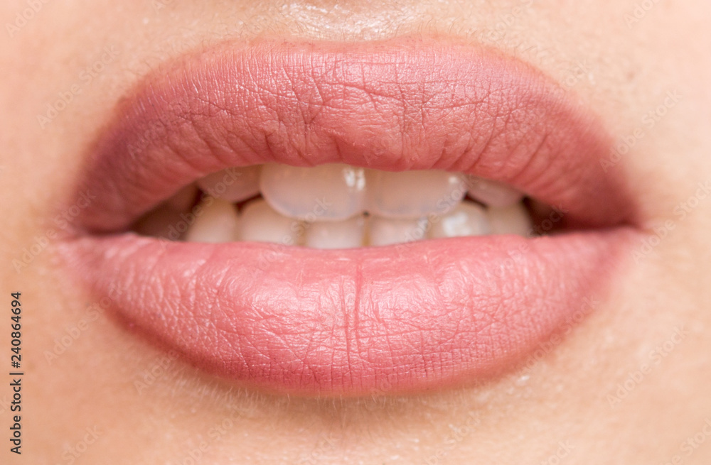 Fototapeta premium Beautiful woman lips