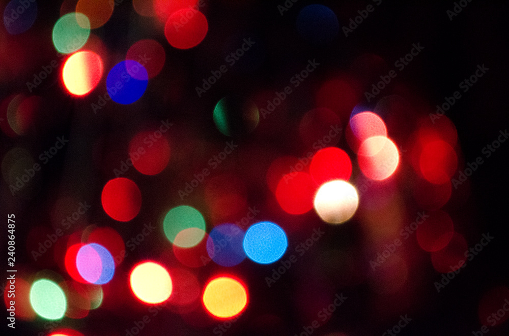  Christmas tree lights background