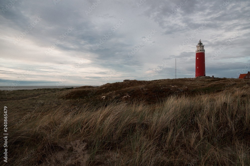 Landscape lighthouse of Texel