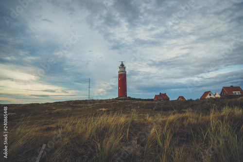 Landscape Texel the biggest wadden island of the Netherlands