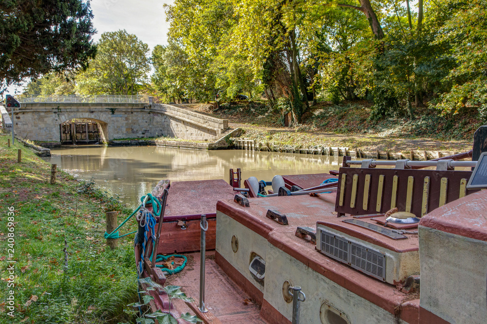 Obraz premium Canal du Midi - Carcassonne - Aude - France