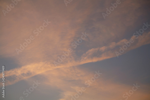 Abstract clouds and sky in space. The best views of the heavens the natural pictures of the beautiful clouds. Background blue views of nature images. © Vitaly Kartashev
