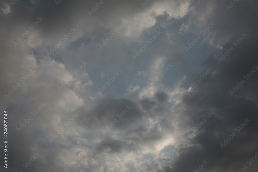 The most beautiful clouds and blue sky. Abstract background of heaven image. Best picture of sky with clouds. 