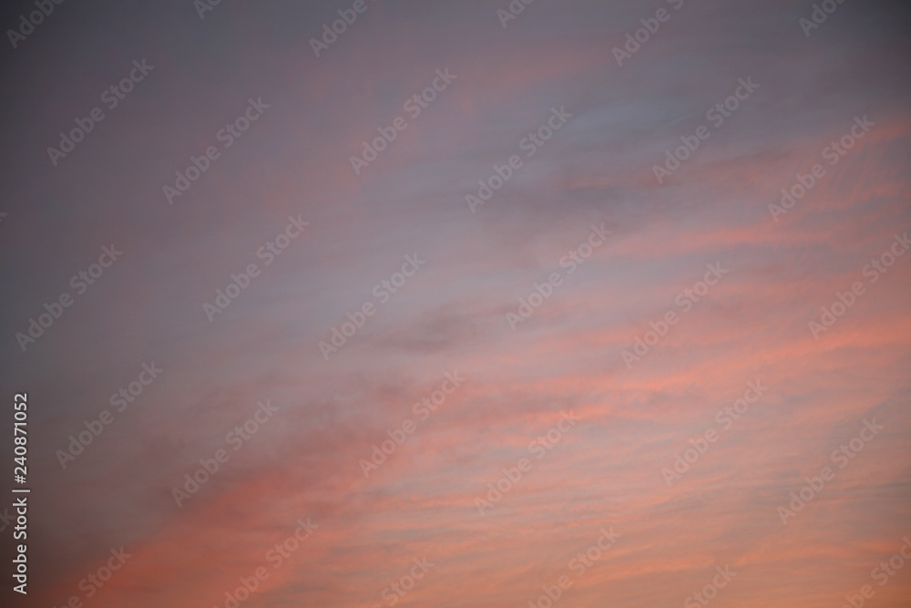 Best clouds and sky color image. The most beautiful abstract sky background. Clouds and pictures of different kinds. Sunset. The sun  rays in the evening.