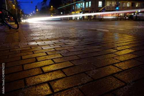 Langzeitbelichtung in der Nacht