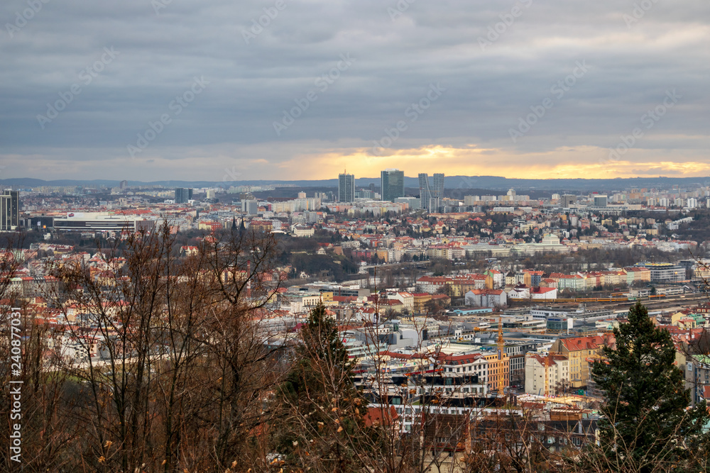 Blick auf Prag in Tschechien