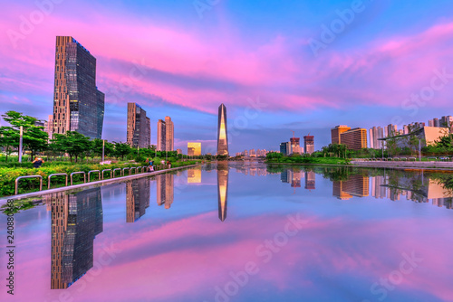 INCHEON, KOREA Songdo Central Park in Incheon, South Korea