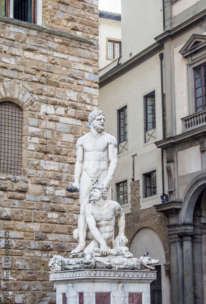 Sculptures of Piazza della Signoria in Florence