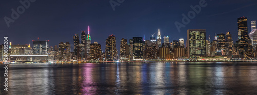 A night pano Image of New York City