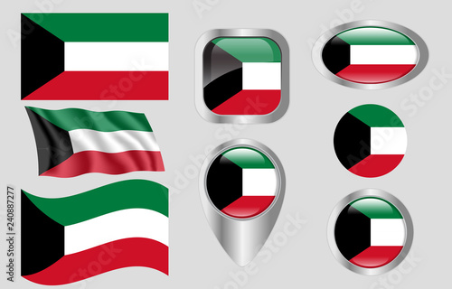 Flag of Kuwait Free Download Flag of Kuwait - GFXLoad