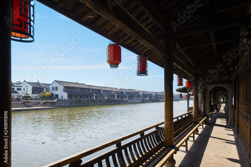 tangxi ancient town, huzhou, zhejiang, China photo