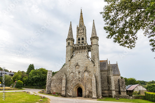Le Faouet, France. The Chapelle Saint Fiacre, a Catholic chapel in central Brittany (Bretagne)