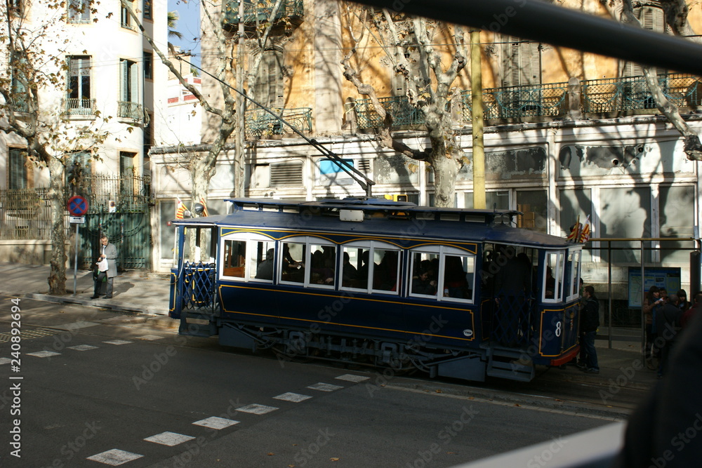 Tranvia Antiguo Barcelona, trolley car