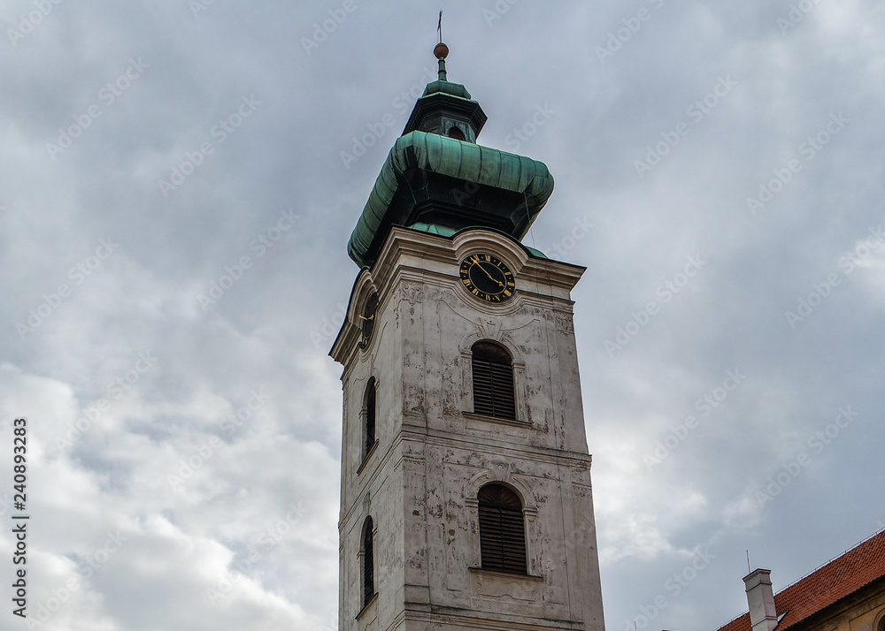 The White Tower in Ceske Budejovice (Budweis), Czech Republic