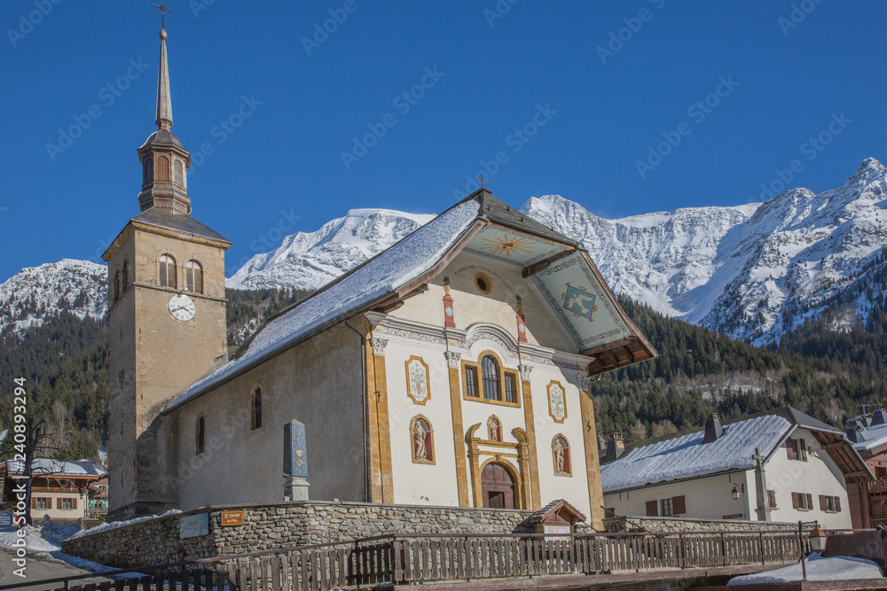 Alpine village church