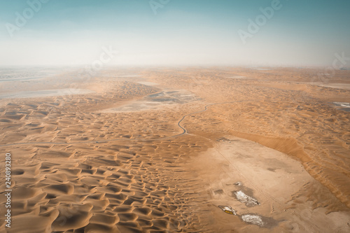 Rub' Al Khali Desert from above - aerial drone photo
