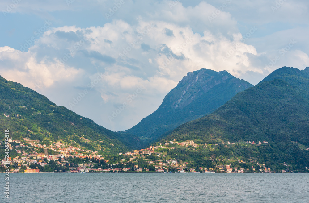 Lake Como summer view, Italy