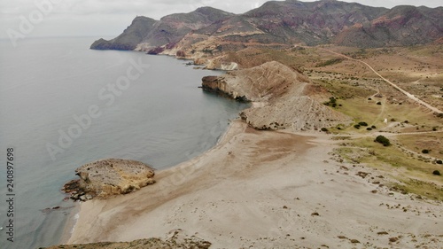 playa de monsul almeria  photo