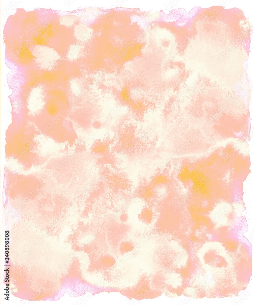 Obraz premium Watery effect abstract watercolor or ink painting on grunge paper texture.