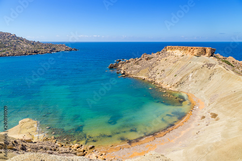 Gnejna, Malta. Picturesque bay