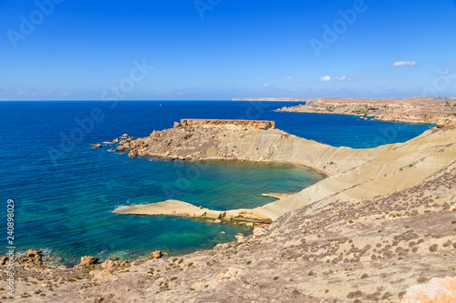 Bay of Gnejna, Malta. One of the most beautiful views of the coast