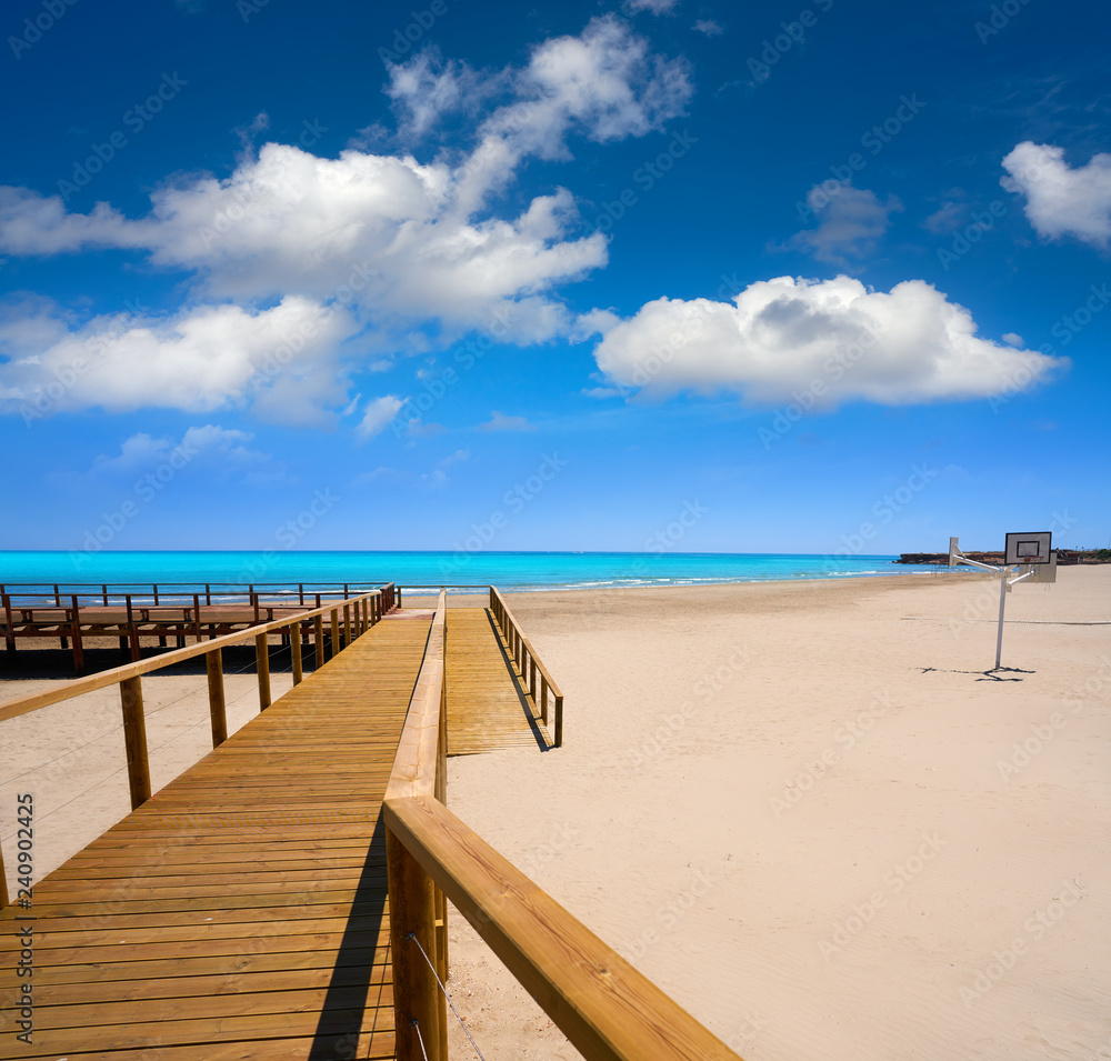 Obraz premium Romana beach in Alcossebre or Alcoceber